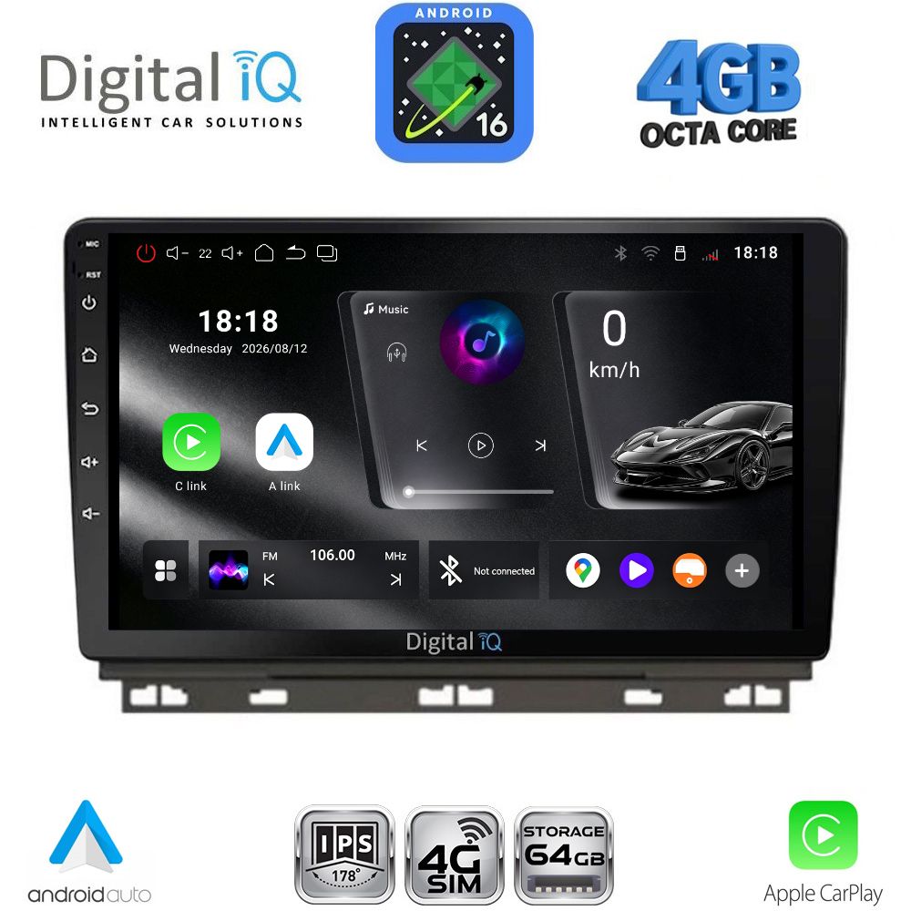 DIGITAL IQ RTG 6546_CPA (9inc) MULTIMEDIA TABLET for RENAULT CLIO - CAPTUR mod. 2019-2026 DIGITAL IQ RTG 6546_CPA (9inc) MULTIMEDIA TABLET for RENAULT CLIO - CAPTUR mod. 2019-2026