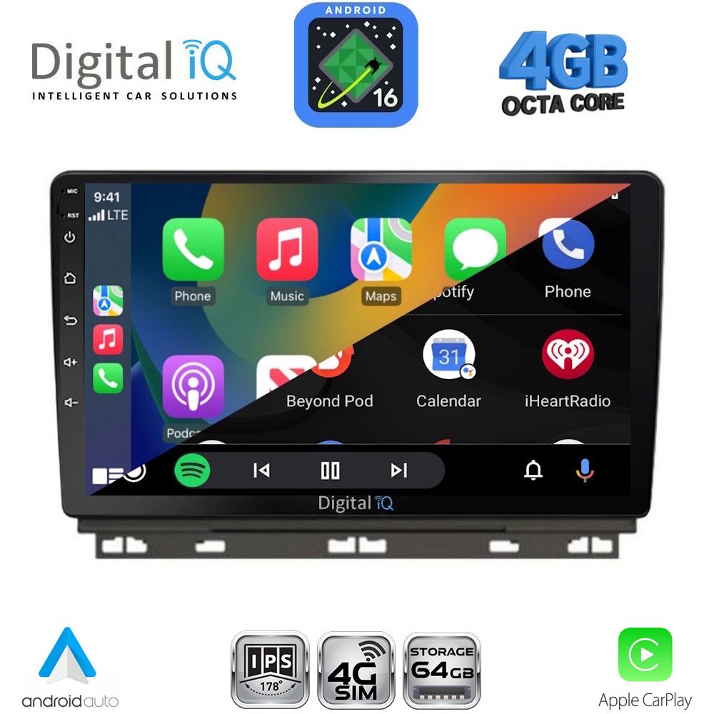 DIGITAL IQ RTG 6546_CPA (9inc) MULTIMEDIA TABLET for RENAULT CLIO - CAPTUR mod. 2019-2026 DIGITAL IQ RTG 6546_CPA (9inc) MULTIMEDIA TABLET for RENAULT CLIO - CAPTUR mod. 2019-2026