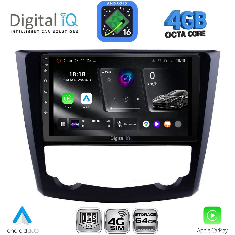 DIGITAL IQ RTG 6549_CPA (9inc) MULTIMEDIA TABLET for RENAULT KADJAR mod. 2015-2025 DIGITAL IQ RTG 6549_CPA (9inc) MULTIMEDIA TABLET for RENAULT KADJAR mod. 2015-2025