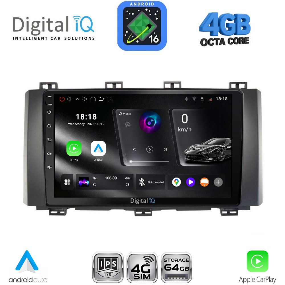 DIGITAL IQ RTG 6568_CPA (9inc) MULTIMEDIA TABLET for SEAT ATECA mod. 2017-2026 DIGITAL IQ RTG 6568_CPA (9inc) MULTIMEDIA TABLET for SEAT ATECA mod. 2017-2026