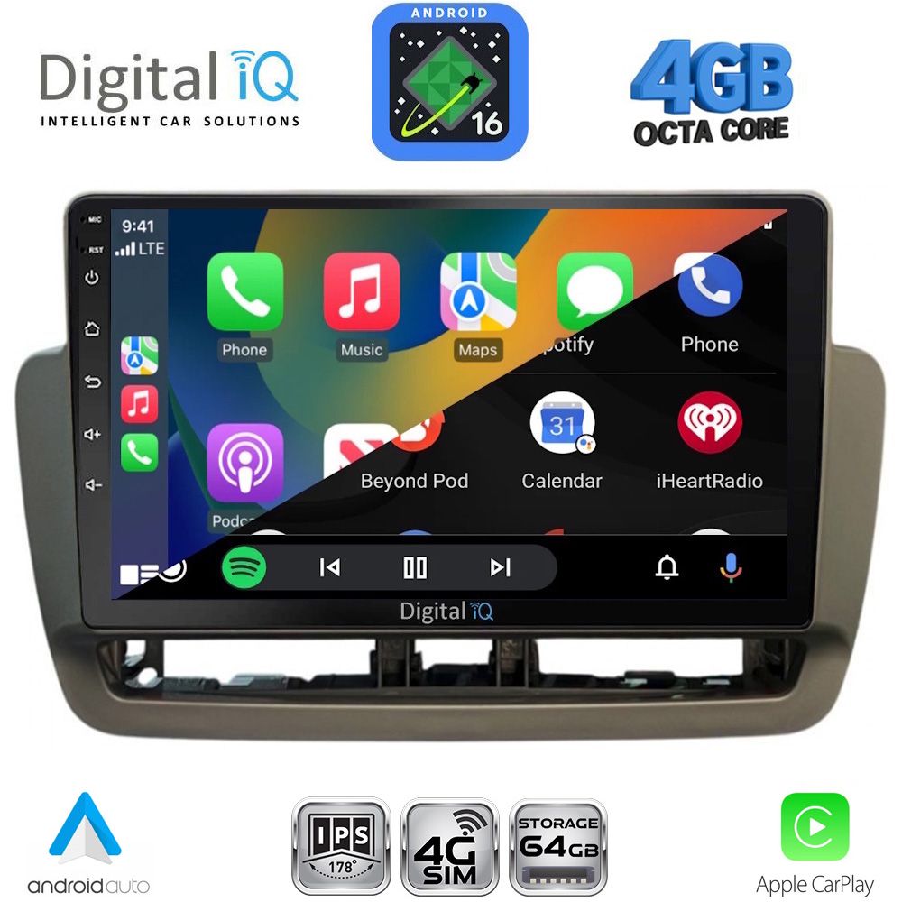 DIGITAL IQ RTG 6572_CPA (9inc) MULTIMEDIA TABLET for SEAT IBIZA mod. 2012-2015 DIGITAL IQ RTG 6572_CPA (9inc) MULTIMEDIA TABLET for SEAT IBIZA mod. 2012-2015