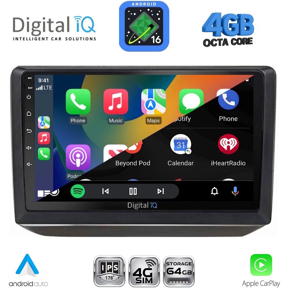 DIGITAL IQ RTG 6581_CPA (10inc) MULTIMEDIA TABLET for SKODA FABIA mod. 2008-2014 DIGITAL IQ RTG 6581_CPA (10inc) MULTIMEDIA TABLET for SKODA FABIA mod. 2008-2014