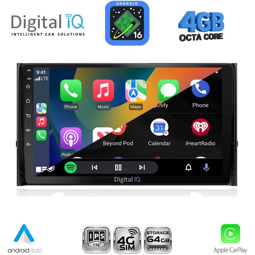 DIGITAL IQ RTG 6584_CPA (10inc) MULTIMEDIA TABLET for SKODA KAROQ - KODIAQ mod. 2016-2024 DIGITAL IQ RTG 6584_CPA (10inc) MULTIMEDIA TABLET for SKODA KAROQ - KODIAQ mod. 2016-2024