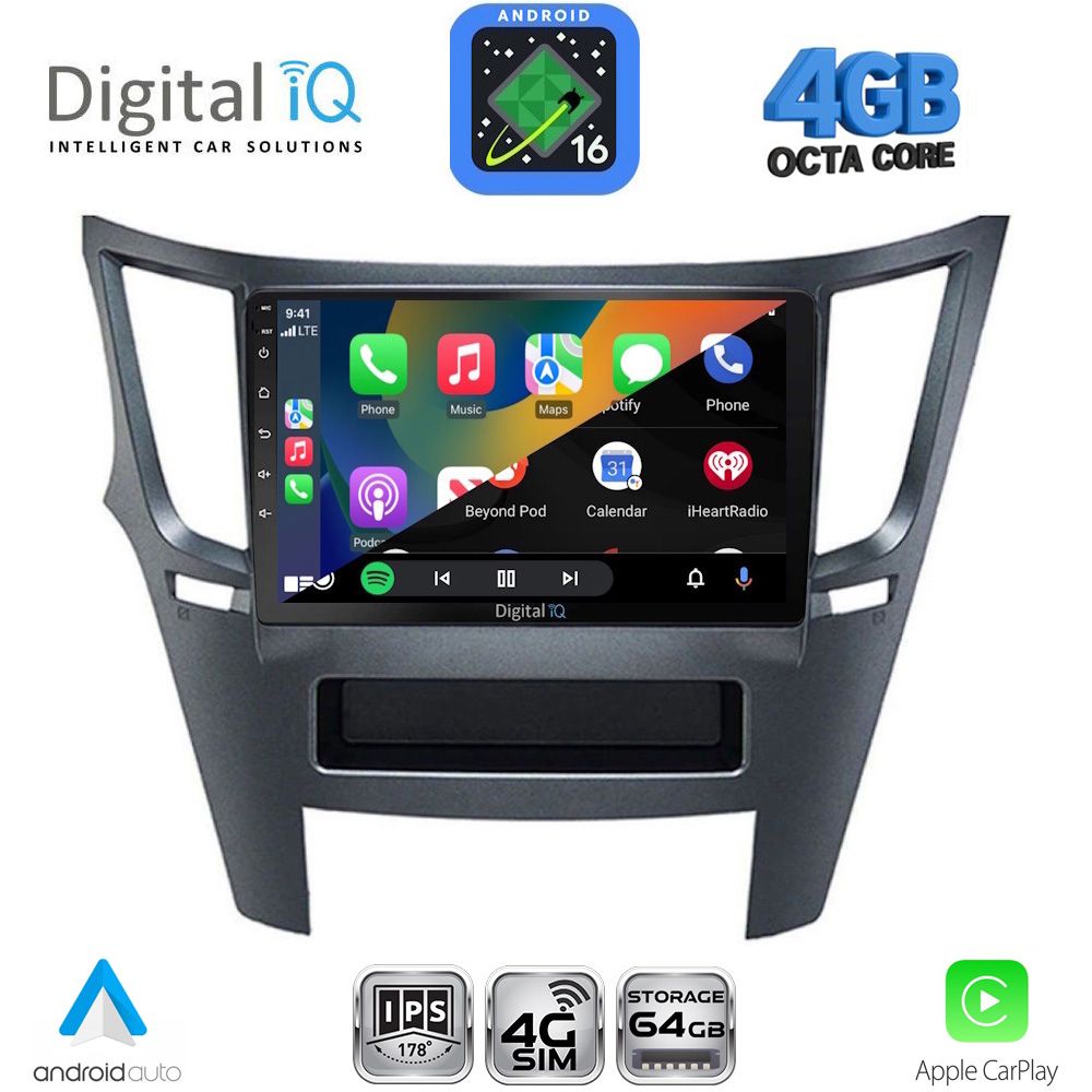 DIGITAL IQ RTG 6667_CPA (9inc) MULTIMEDIA TABLET for SUBARU LEGACY – OUTBACK mod. 2009-2014 DIGITAL IQ RTG 6667_CPA (9inc) MULTIMEDIA TABLET for SUBARU LEGACY – OUTBACK mod. 2009-2014
