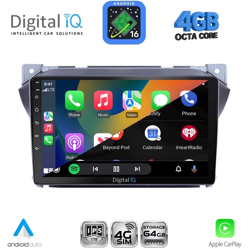 DIGITAL IQ RTG 6670_CPA (9inc) MULTIMEDIA TABLET for SUZUKI ALTO - NISSAN PIXO 2009> DIGITAL IQ RTG 6670_CPA (9inc) MULTIMEDIA TABLET for SUZUKI ALTO - NISSAN PIXO 2009>