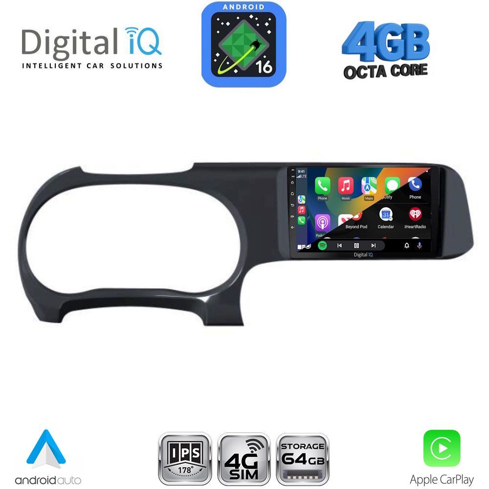 DIGITAL IQ RTG 6225_CPA (9inc) MULTIMEDIA TABLET for HYUNDAI i10 mod. 2020-2026 DIGITAL IQ RTG 6225_CPA (9inc) MULTIMEDIA TABLET for HYUNDAI i10 mod. 2020-2026
