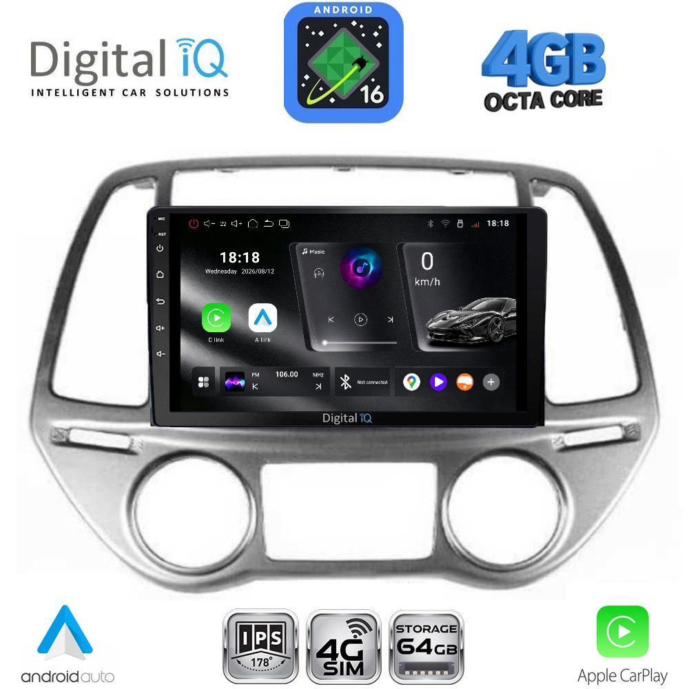 DIGITAL IQ RTG 6227_CPA CLIMA (9inc) MULTIMEDIA TABLET for HYUNDAI i20 mod. 2008-2012 DIGITAL IQ RTG 6227_CPA CLIMA (9inc) MULTIMEDIA TABLET for HYUNDAI i20 mod. 2008-2012