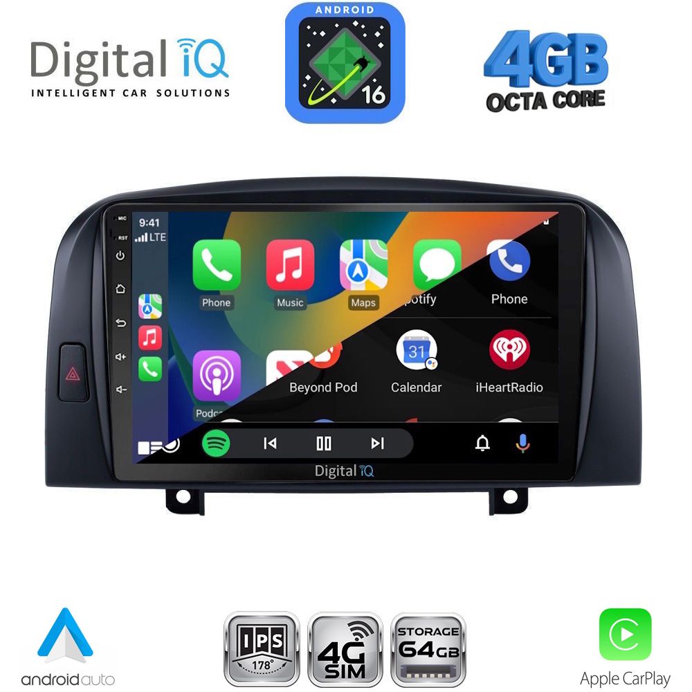 DIGITAL IQ RTG 6248_CPA (9inc) MULTIMEDIA TABLET for HYUNDAI SONATA mod. 2006-2009 DIGITAL IQ RTG 6248_CPA (9inc) MULTIMEDIA TABLET for HYUNDAI SONATA mod. 2006-2009