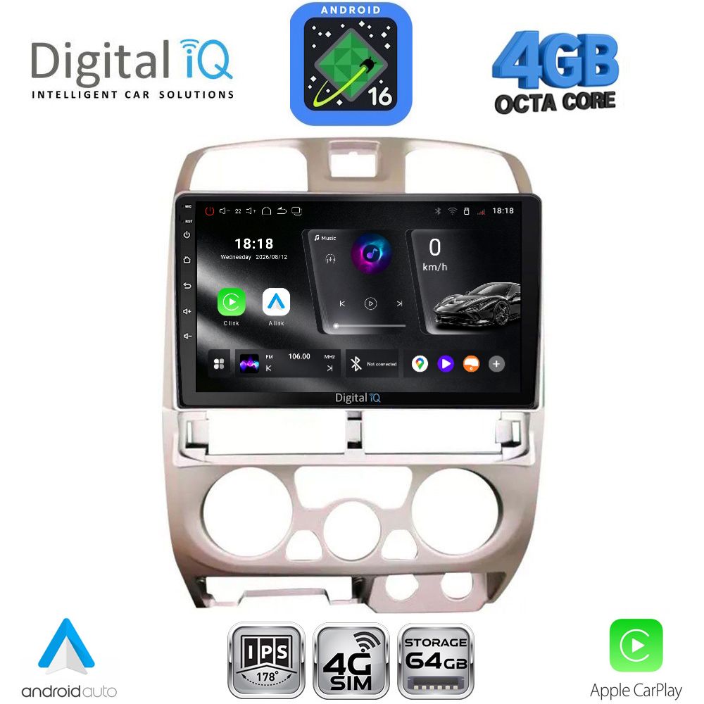 DIGITAL IQ RTG 6253SL_CPA (9inc) MULTIMEDIA TABLET for ISUZU D-MAX mod. 2002-2008 (SILVER) DIGITAL IQ RTG 6253SL_CPA (9inc) MULTIMEDIA TABLET for ISUZU D-MAX mod. 2002-2008 (SILVER)