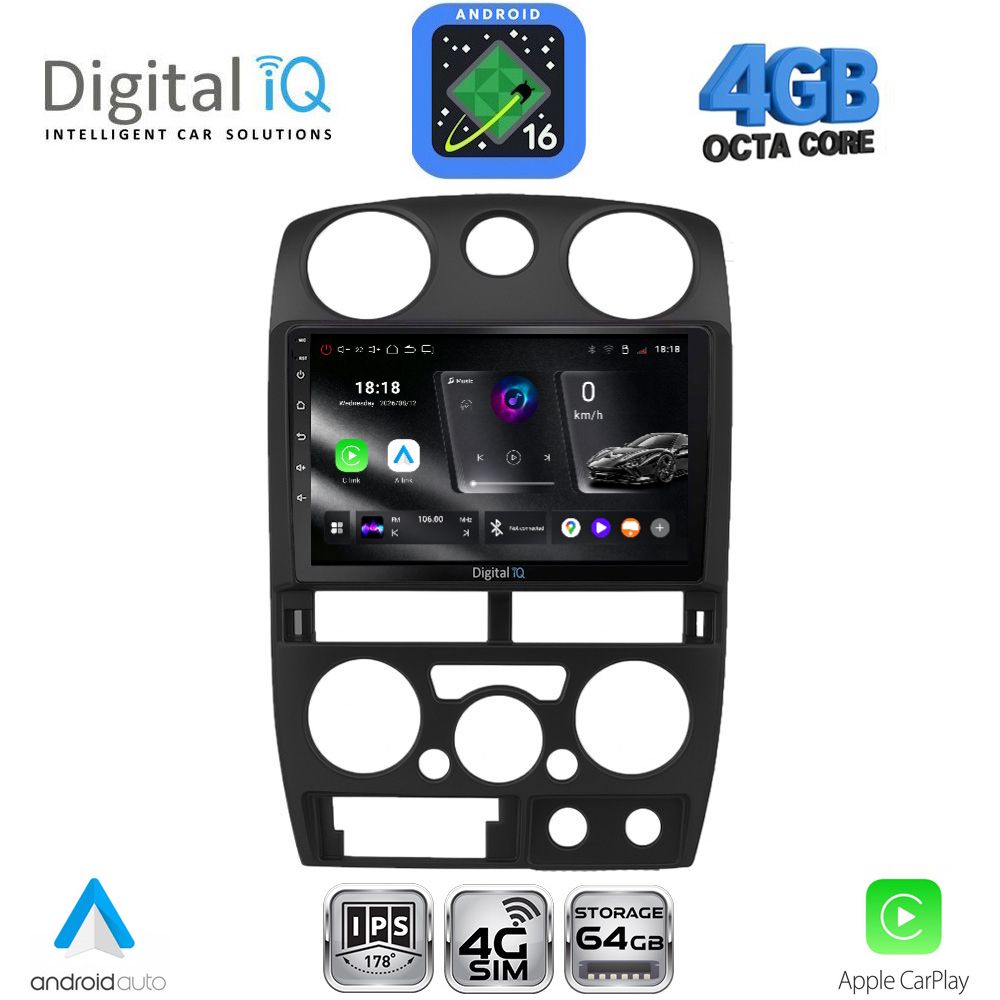 DIGITAL IQ RTG 6254BL_CPA (9inc) MULTIMEDIA TABLET for ISUZU D-MAX mod. 2008-2012 (BLACK) DIGITAL IQ RTG 6254BL_CPA (9inc) MULTIMEDIA TABLET for ISUZU D-MAX mod. 2008-2012 (BLACK)