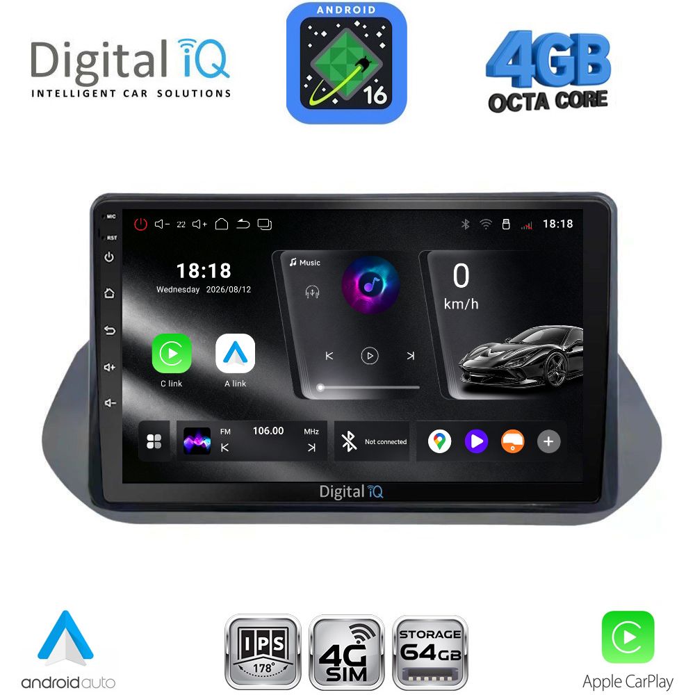 DIGITAL IQ RTG 6469_CPA (10inc) MULTIMEDIA TABLET for NISSAN QASHQAI mod. 2021-2024 DIGITAL IQ RTG 6469_CPA (10inc) MULTIMEDIA TABLET for NISSAN QASHQAI mod. 2021-2024