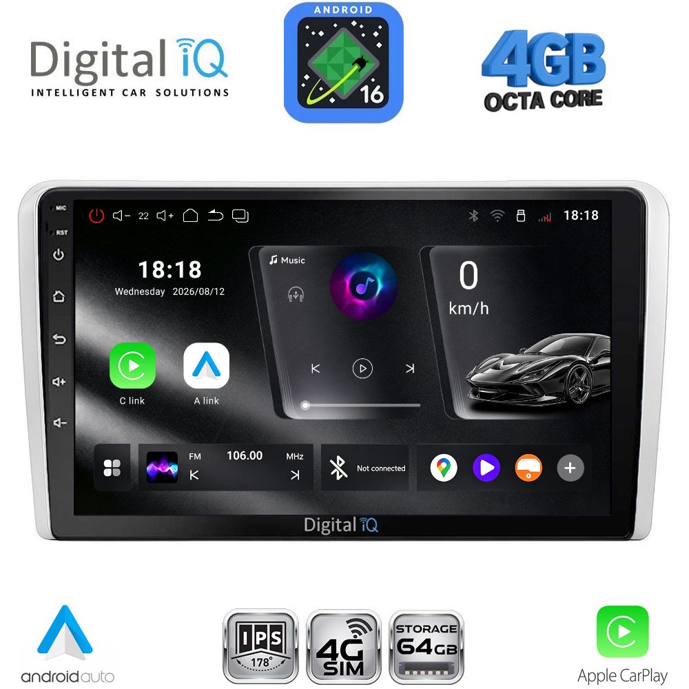 DIGITAL IQ RTG 6481SL_CPA (9inc) MULTIMEDIA TABLET for OPEL ALL mod. 2004-2014 (SILVER) DIGITAL IQ RTG 6481SL_CPA (9inc) MULTIMEDIA TABLET for OPEL ALL mod. 2004-2014 (SILVER)