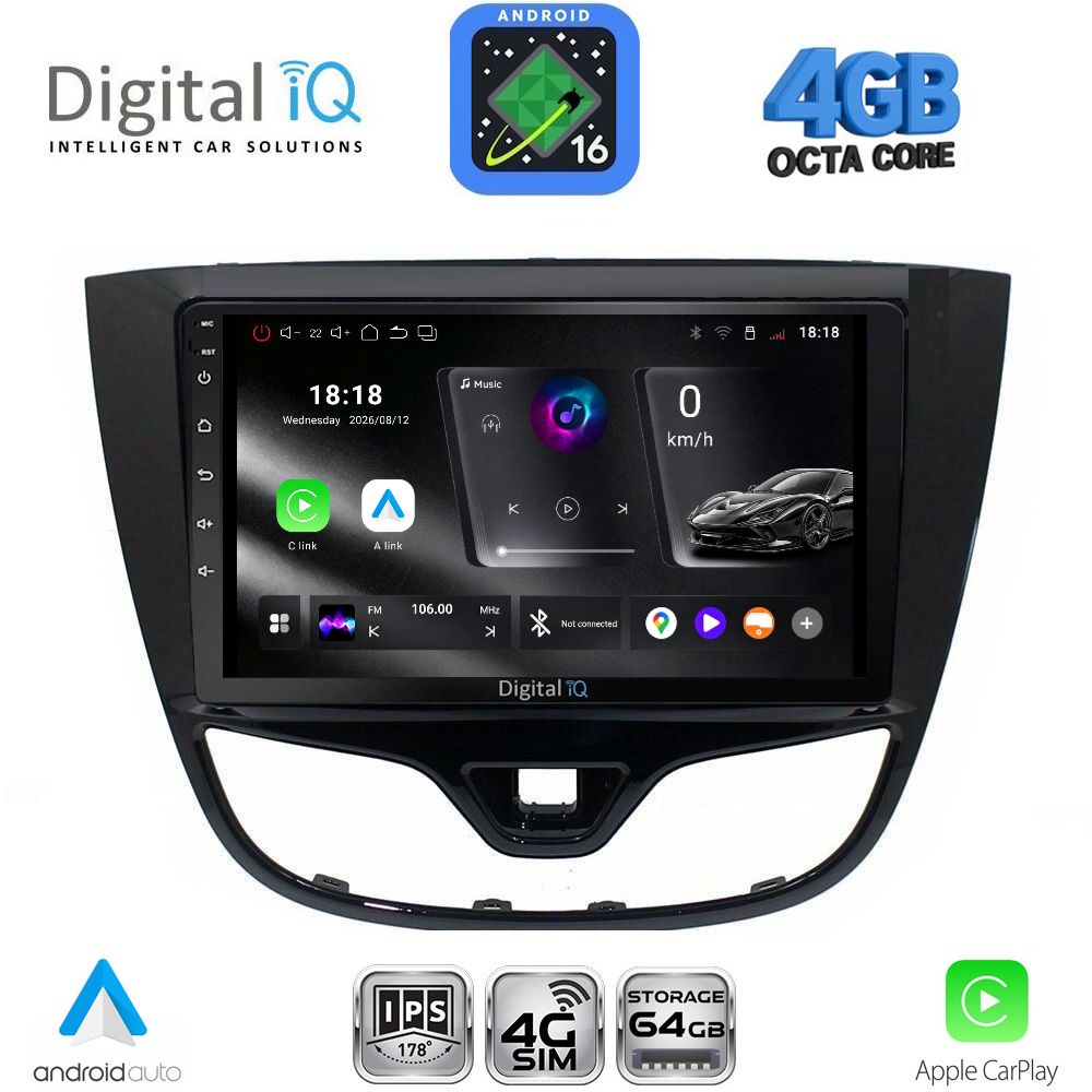 DIGITAL IQ RTG 6489_CPA (10inc) MULTIMEDIA TABLET for OPEL KARL mod. 2014-2019 DIGITAL IQ RTG 6489_CPA (10inc) MULTIMEDIA TABLET for OPEL KARL mod. 2014-2019
