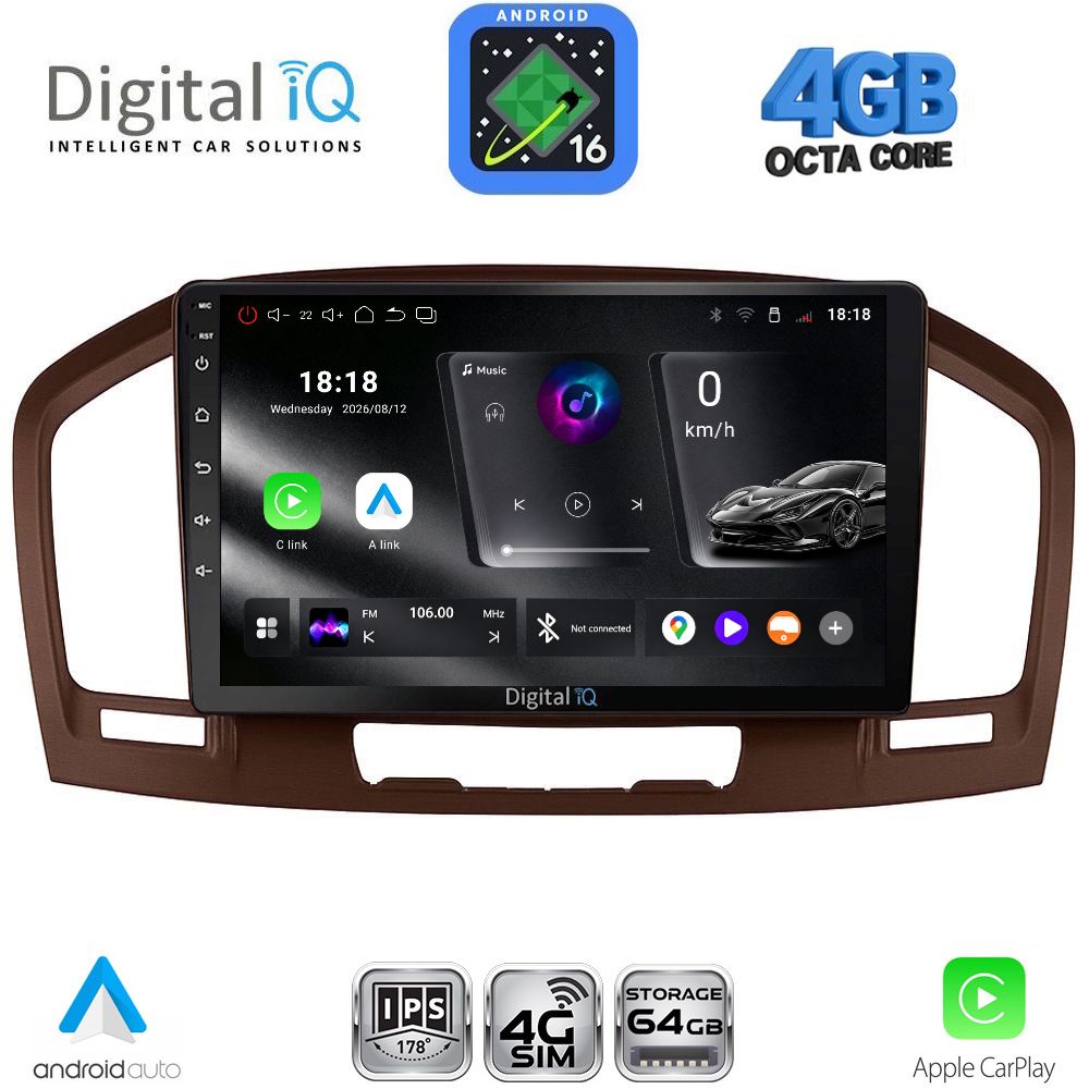 DIGITAL IQ RTG 6491BR_CPA (9inc) MULTIMEDIA TABLET for OPEL INSIGNIA mod.2008-2013 (BROWN) DIGITAL IQ RTG 6491BR_CPA (9inc) MULTIMEDIA TABLET for OPEL INSIGNIA mod.2008-2013 (BROWN)