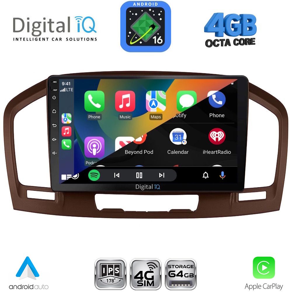 DIGITAL IQ RTG 6491BR_CPA (9inc) MULTIMEDIA TABLET for OPEL INSIGNIA mod.2008-2013 (BROWN) DIGITAL IQ RTG 6491BR_CPA (9inc) MULTIMEDIA TABLET for OPEL INSIGNIA mod.2008-2013 (BROWN)