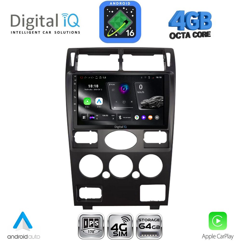 DIGITAL IQ RTG 6161B_CPA (9inc) MULTIMEDIA TABLET for FORD MONDEO mod. 2003-2006 DIGITAL IQ RTG 6161B_CPA (9inc) MULTIMEDIA TABLET for FORD MONDEO mod. 2003-2006