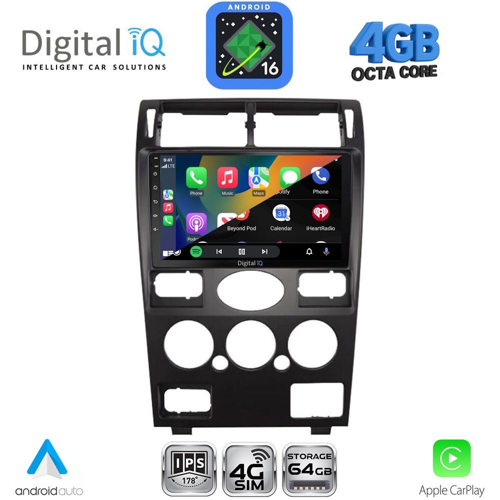 DIGITAL IQ RTG 6161B_CPA (9inc) MULTIMEDIA TABLET for FORD MONDEO mod. 2003-2006 DIGITAL IQ RTG 6161B_CPA (9inc) MULTIMEDIA TABLET for FORD MONDEO mod. 2003-2006