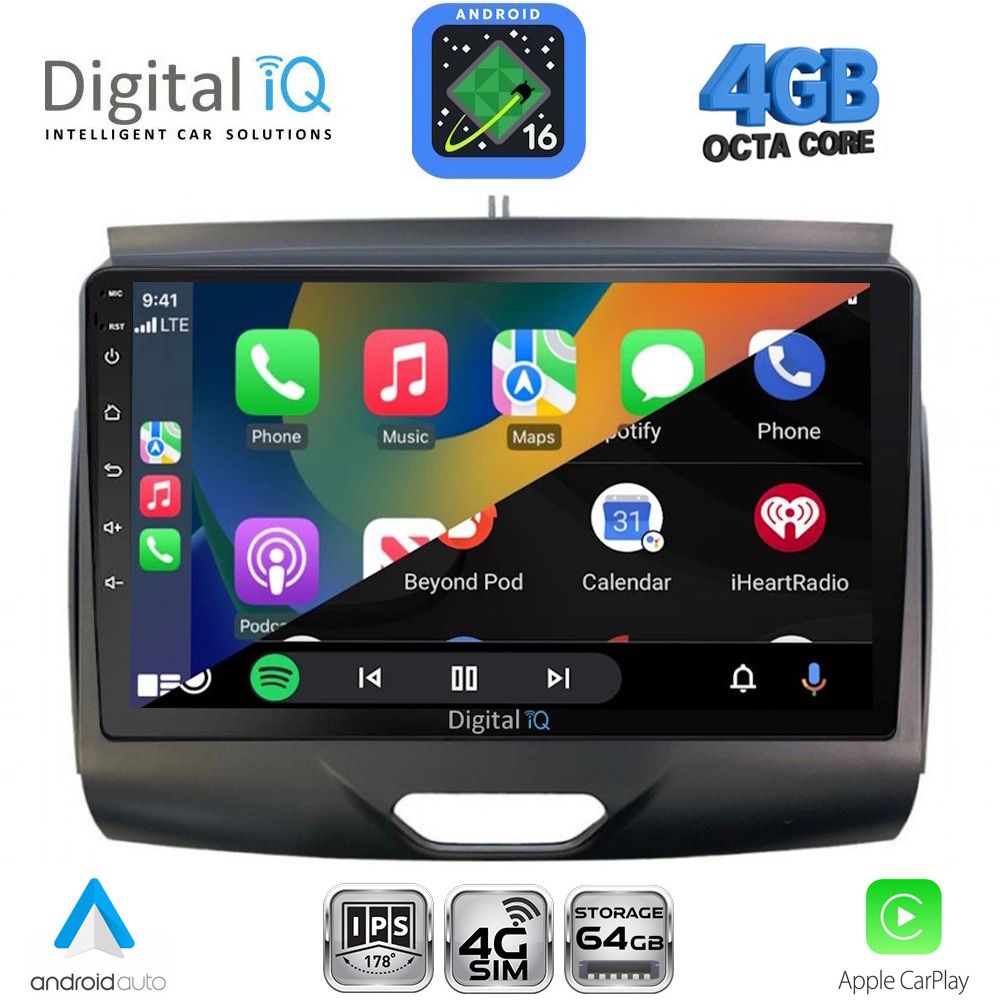 DIGITAL IQ RTG 6172B_CPA (9inc) MULTIMEDIA TABLET for FORD RANGER mod. 2015-2018 DIGITAL IQ RTG 6172B_CPA (9inc) MULTIMEDIA TABLET for FORD RANGER mod. 2015-2018