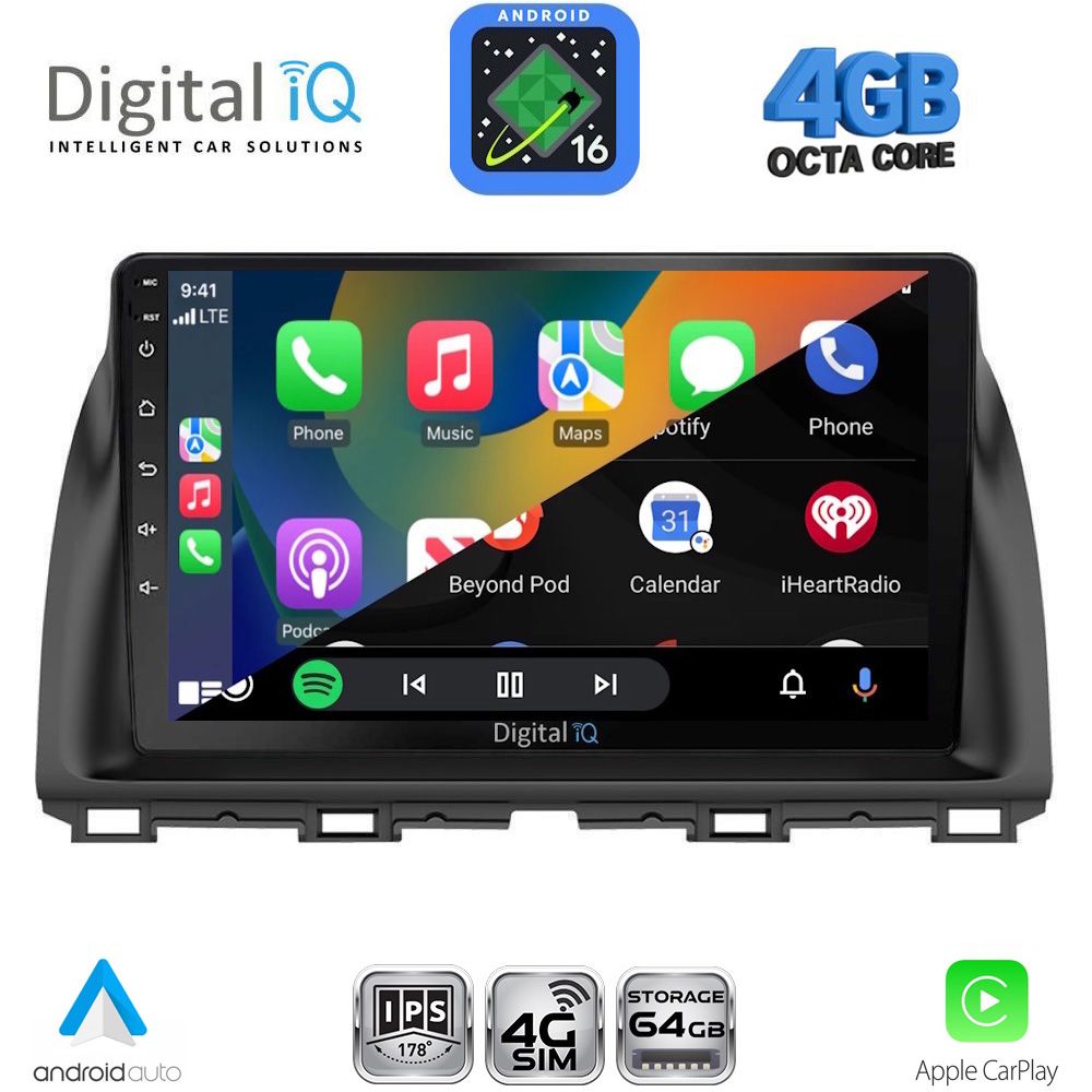 DIGITAL IQ RTG 6380_CPA (10inc) MULTIMEDIA TABLET for MAZDA CX5 mod. 2013-2017 DIGITAL IQ RTG 6380_CPA (10inc) MULTIMEDIA TABLET for MAZDA CX5 mod. 2013-2017