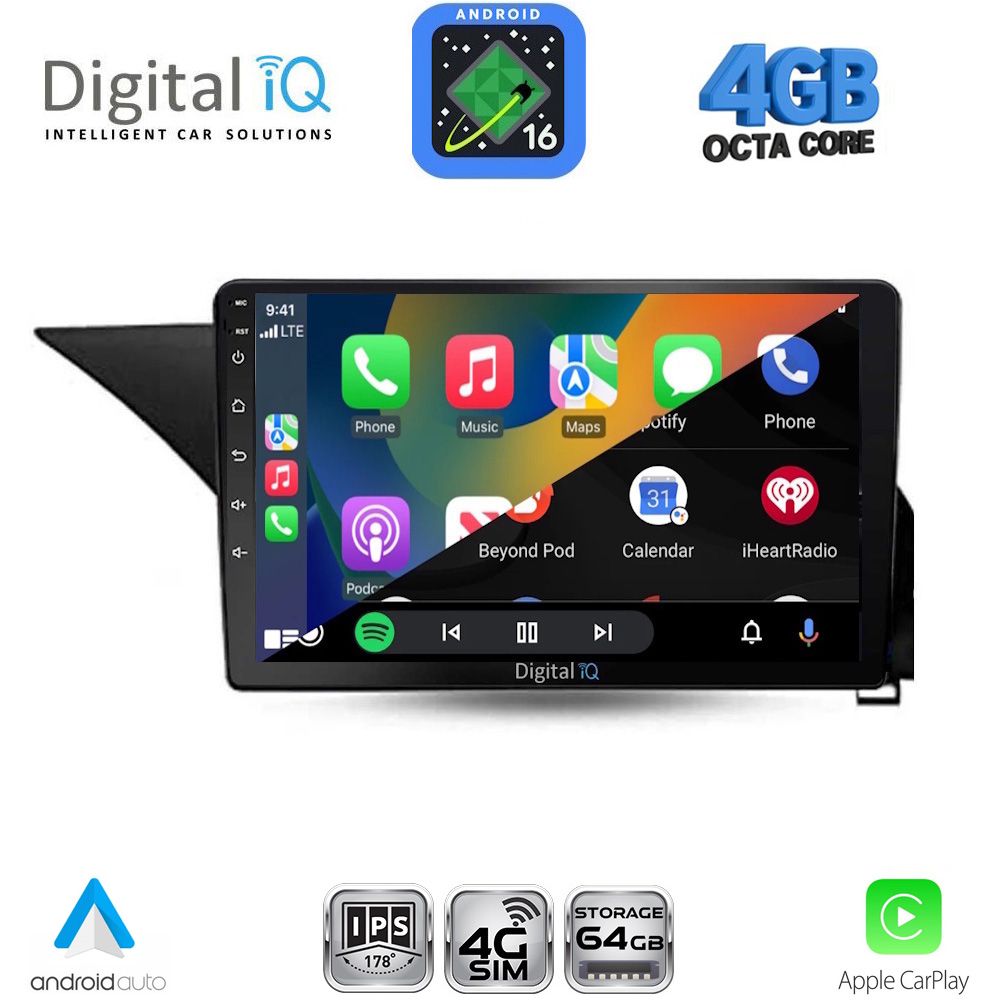 DIGITAL IQ RTG 6409_CPA (10inc) MULTIMEDIA TABLET for MERCEDES E (W212) mod. 2009-2016 DIGITAL IQ RTG 6409_CPA (10inc) MULTIMEDIA TABLET for MERCEDES E (W212) mod. 2009-2016