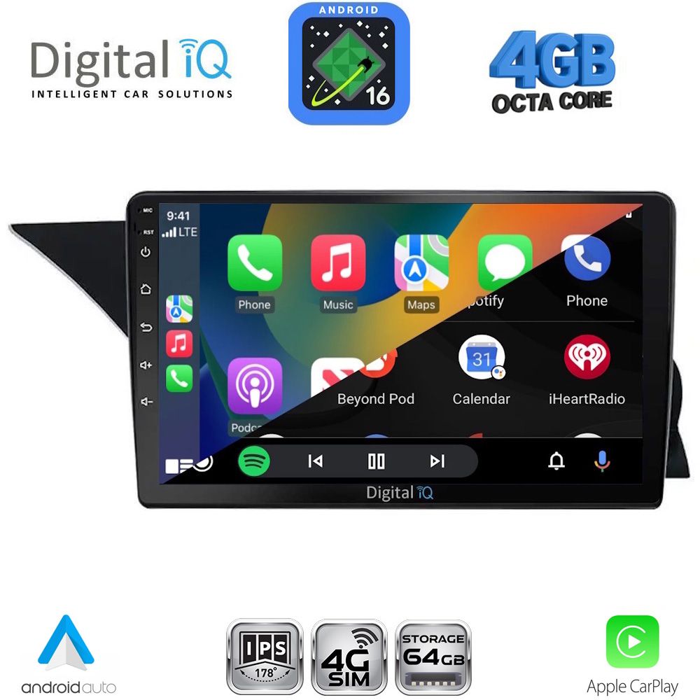 DIGITAL IQ RTG 6411_CPA (NTG 4.0) (9inc) MULTIMEDIA TABLET for MERCEDES GLK (X204) mod. 2008-2012 DIGITAL IQ RTG 6411_CPA (NTG 4.0) (9inc) MULTIMEDIA TABLET for MERCEDES GLK (X204) mod. 2008-2012