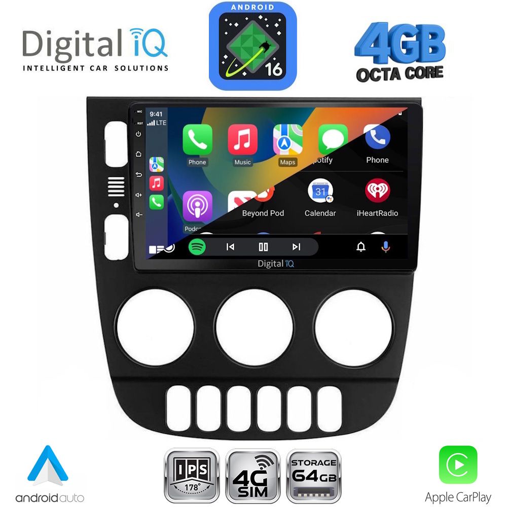 DIGITAL IQ RTG 6413_CPA (9inc) MULTIMEDIA TABLET for MERCEDES ML (W163) mod. 2002-2005 DIGITAL IQ RTG 6413_CPA (9inc) MULTIMEDIA TABLET for MERCEDES ML (W163) mod. 2002-2005