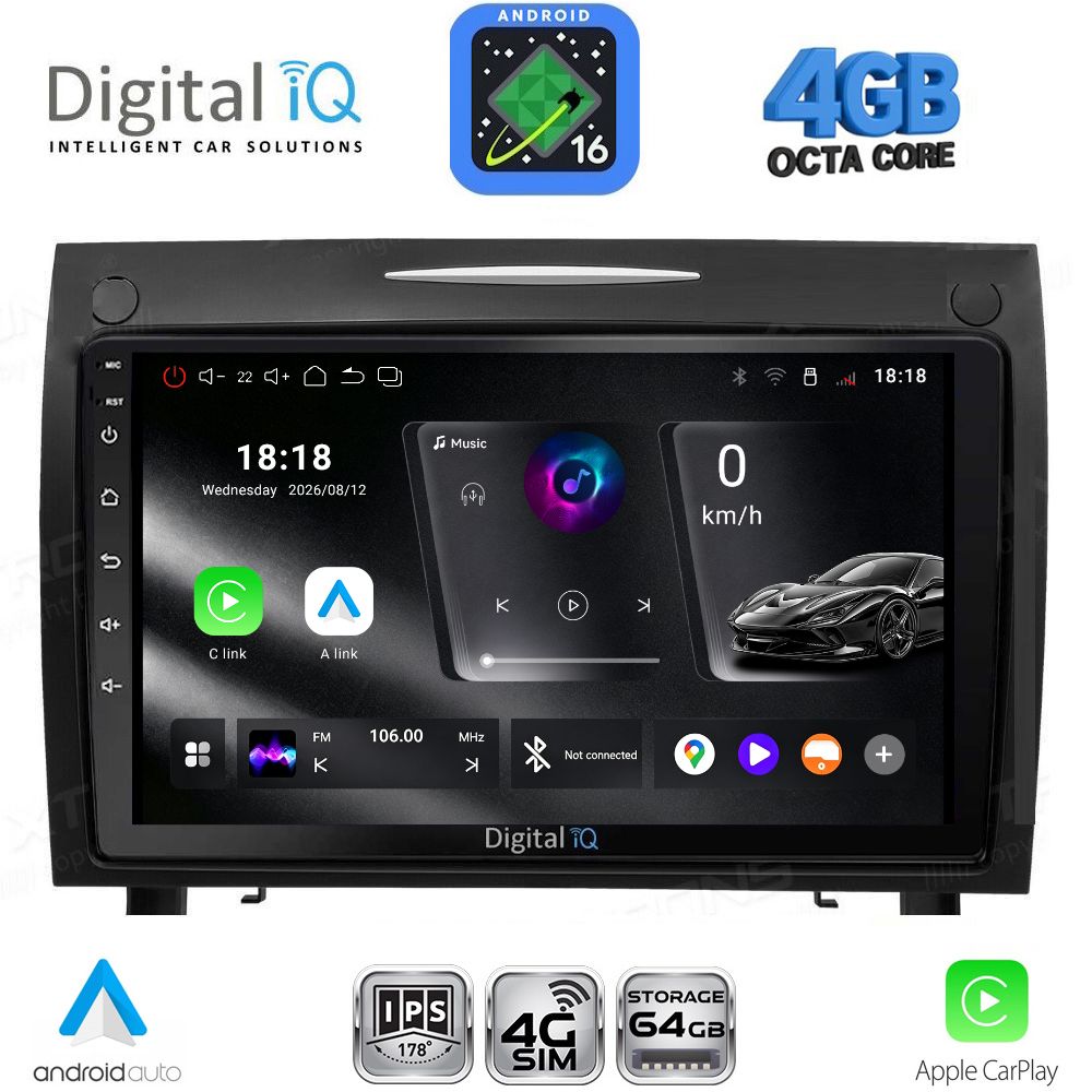 DIGITAL IQ RTG 6419_CPA (9inc) MULTIMEDIA TABLET for MERCEDES SLK R171 mod. 2004-2010 DIGITAL IQ RTG 6419_CPA (9inc) MULTIMEDIA TABLET for MERCEDES SLK R171 mod. 2004-2010