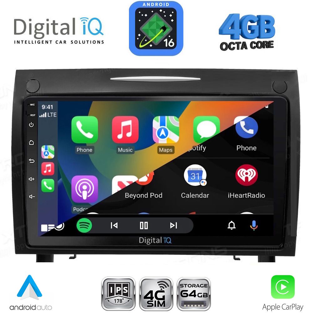 DIGITAL IQ RTG 6419_CPA (9inc) MULTIMEDIA TABLET for MERCEDES SLK R171 mod. 2004-2010 DIGITAL IQ RTG 6419_CPA (9inc) MULTIMEDIA TABLET for MERCEDES SLK R171 mod. 2004-2010