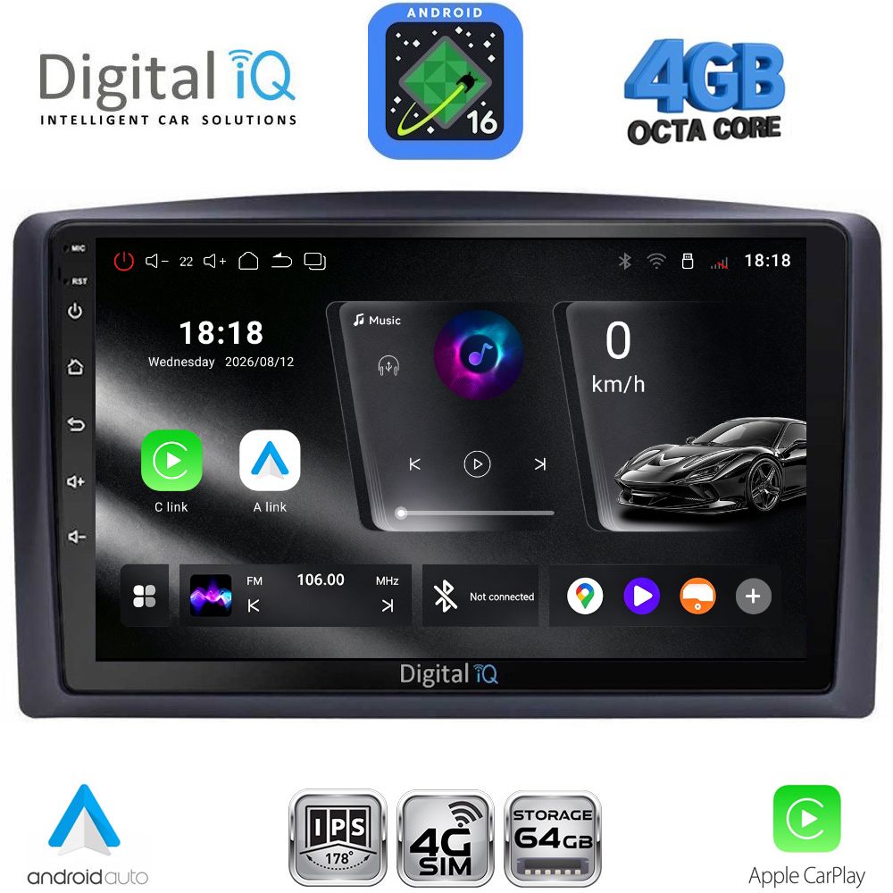 DIGITAL IQ RTG 6421_CPA (10inc) MULTIMEDIA TABLET for MERCEDES VITO – VIANO (W447) mod. 2015-2022 DIGITAL IQ RTG 6421_CPA (10inc) MULTIMEDIA TABLET for MERCEDES VITO – VIANO (W447) mod. 2015-2022