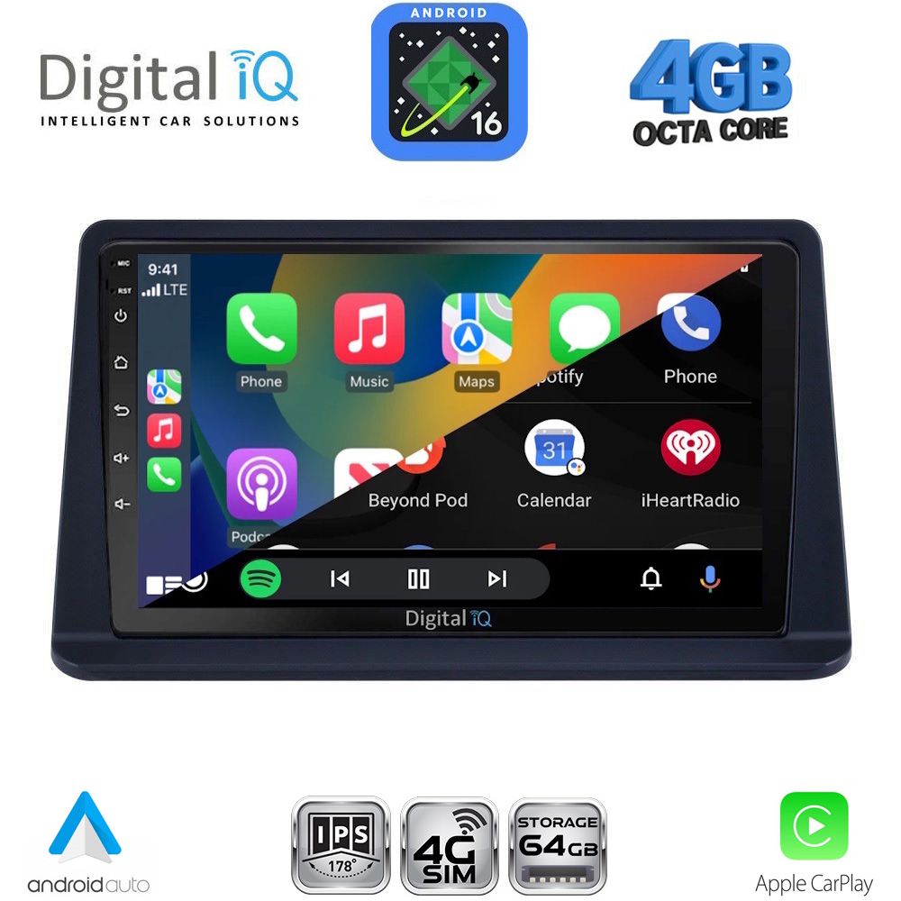 DIGITAL IQ RTG 6445_CPA (9inc) MULTIMEDIA TABLET for MITSUBISHI PAJERO mod. 1999-2006 DIGITAL IQ RTG 6445_CPA (9inc) MULTIMEDIA TABLET for MITSUBISHI PAJERO mod. 1999-2006