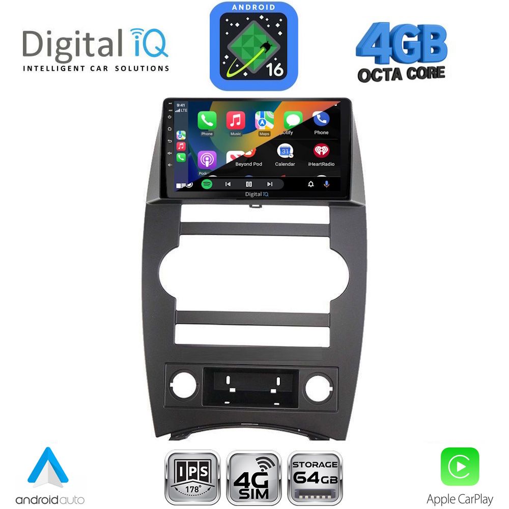 DIGITAL IQ RTG 6274_CPA (9inc) MULTIMEDIA TABLET for JEEP COMMANDER mod. 2007-2009 DIGITAL IQ RTG 6274_CPA (9inc) MULTIMEDIA TABLET for JEEP COMMANDER mod. 2007-2009