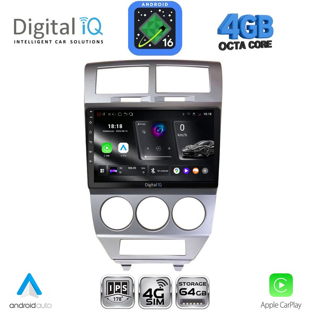 DIGITAL IQ RTG 6275_CPA (10inc) MULTIMEDIA TABLET for DODGE CALIBER mod. 2006-2012 DIGITAL IQ RTG 6275_CPA (10inc) MULTIMEDIA TABLET for DODGE CALIBER mod. 2006-2012