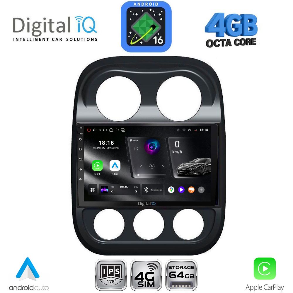 DIGITAL IQ RTG 6277_CPA (10inc) MULTIMEDIA TABLET for JEEP COMPASS – PATRIOT mod. 2007-2016 DIGITAL IQ RTG 6277_CPA (10inc) MULTIMEDIA TABLET for JEEP COMPASS – PATRIOT mod. 2007-2016