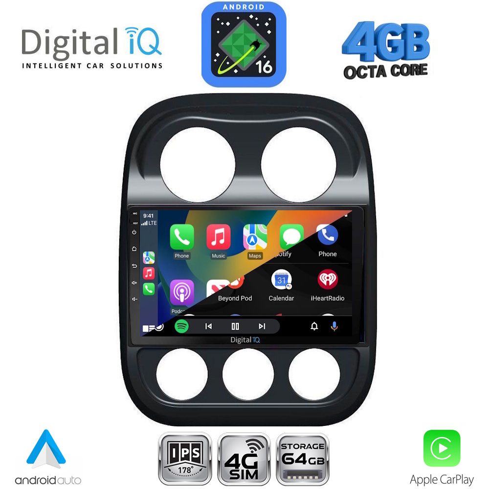 DIGITAL IQ RTG 6277_CPA (10inc) MULTIMEDIA TABLET for JEEP COMPASS – PATRIOT mod. 2007-2016 DIGITAL IQ RTG 6277_CPA (10inc) MULTIMEDIA TABLET for JEEP COMPASS – PATRIOT mod. 2007-2016