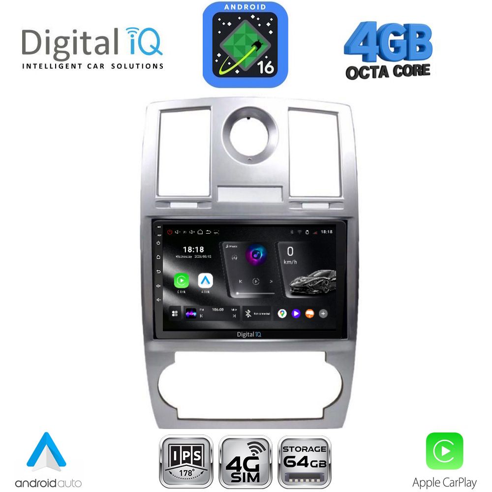 DIGITAL IQ RTG 6285_CPA (9inc) MULTIMEDIA TABLET for CHRYSLER 300C mod. 2005-2010 DIGITAL IQ RTG 6285_CPA (9inc) MULTIMEDIA TABLET for CHRYSLER 300C mod. 2005-2010