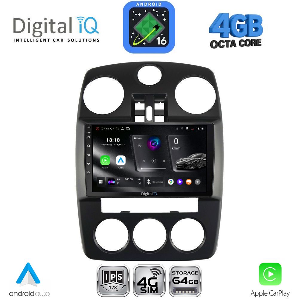 DIGITAL IQ RTG 6287_CPA (9inc) MULTIMEDIA for CHRYSLER PT CRUISER mod. 2005-2010 DIGITAL IQ RTG 6287_CPA (9inc) MULTIMEDIA for CHRYSLER PT CRUISER mod. 2005-2010