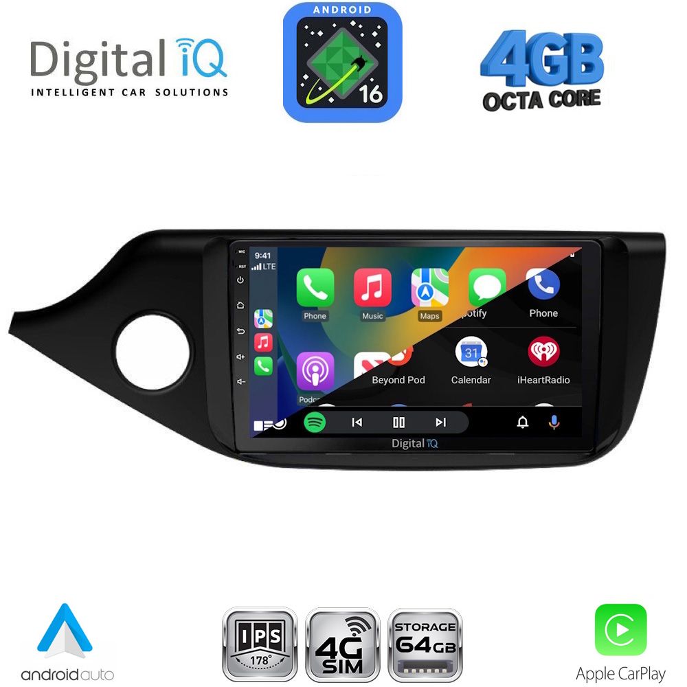 DIGITAL IQ RTG 6302_CPA (9inc) MULTIMEDIA TABLET for KIA CEED mod. 2012-2018 DIGITAL IQ RTG 6302_CPA (9inc) MULTIMEDIA TABLET for KIA CEED mod. 2012-2018