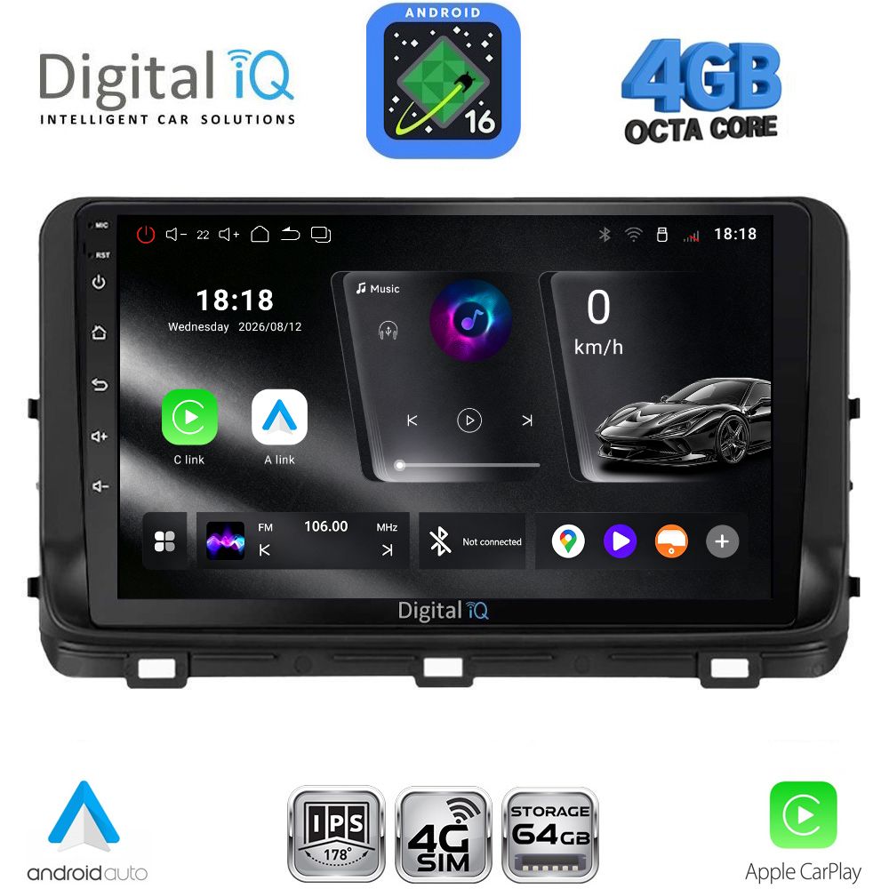 DIGITAL IQ RTG 6303_CPA (10inc) MULTIMEDIA TABLET for KIA CEED - XCEED mod. 2018-2022 DIGITAL IQ RTG 6303_CPA (10inc) MULTIMEDIA TABLET for KIA CEED - XCEED mod. 2018-2022