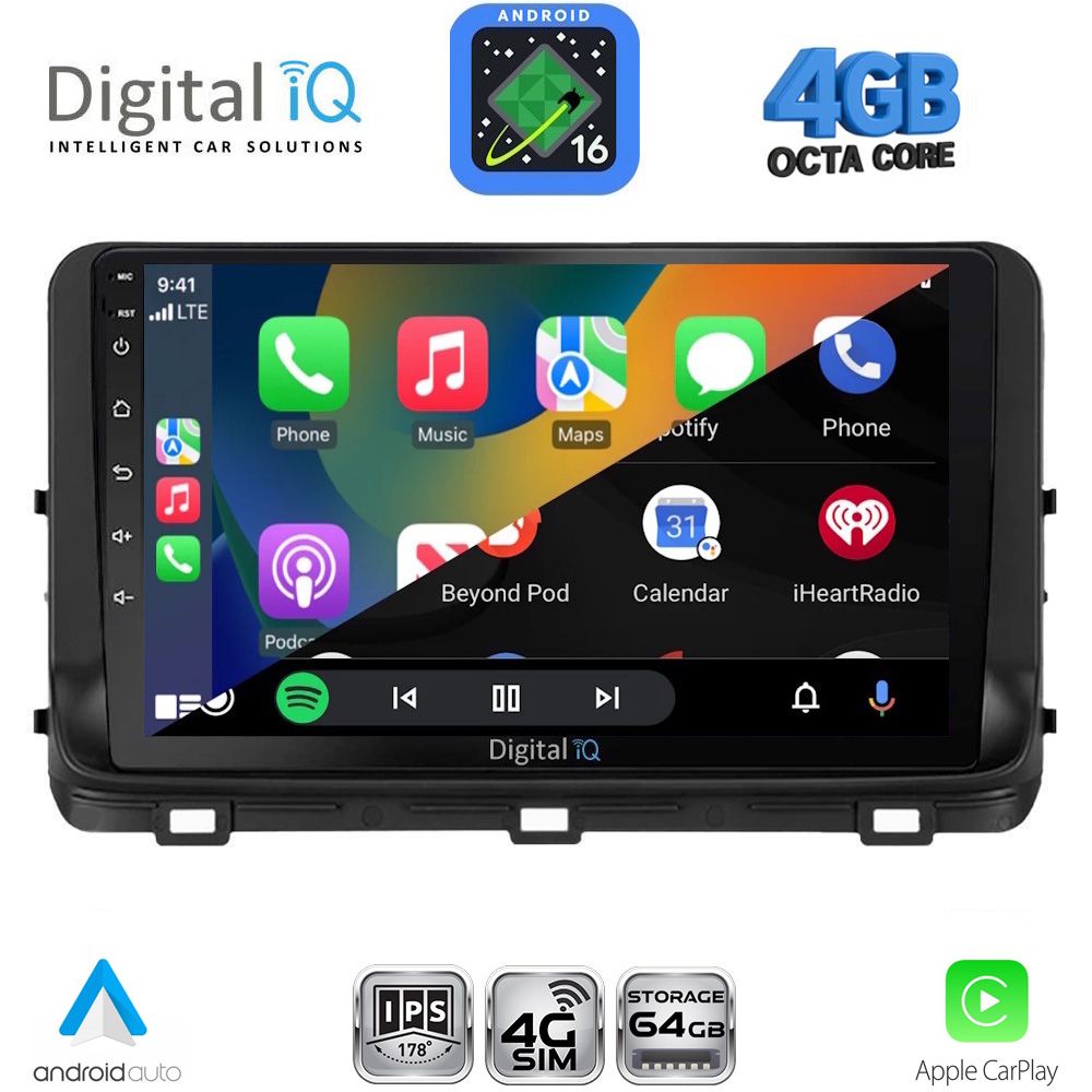 DIGITAL IQ RTG 6303_CPA (10inc) MULTIMEDIA TABLET for KIA CEED - XCEED mod. 2018-2022 DIGITAL IQ RTG 6303_CPA (10inc) MULTIMEDIA TABLET for KIA CEED - XCEED mod. 2018-2022