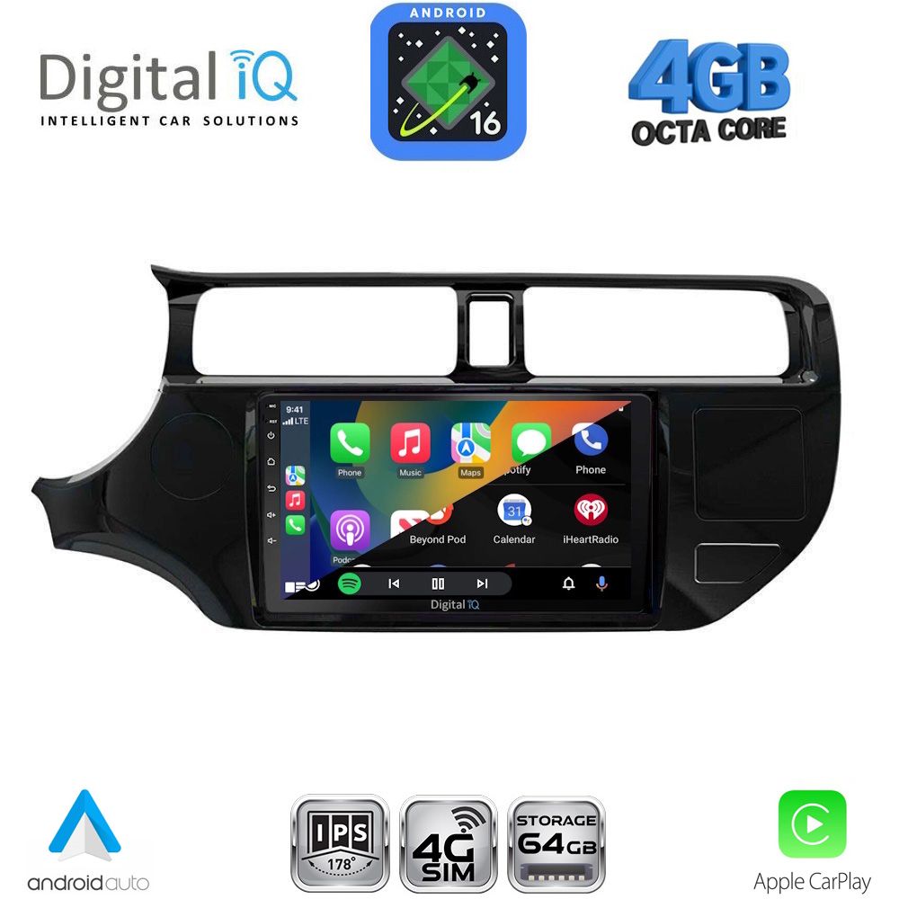DIGITAL IQ RTG 6314_CPA (9inc) MULTIMEDIA TABLET for KIA RIO mod. 2012-2015 DIGITAL IQ RTG 6314_CPA (9inc) MULTIMEDIA TABLET for KIA RIO mod. 2012-2015