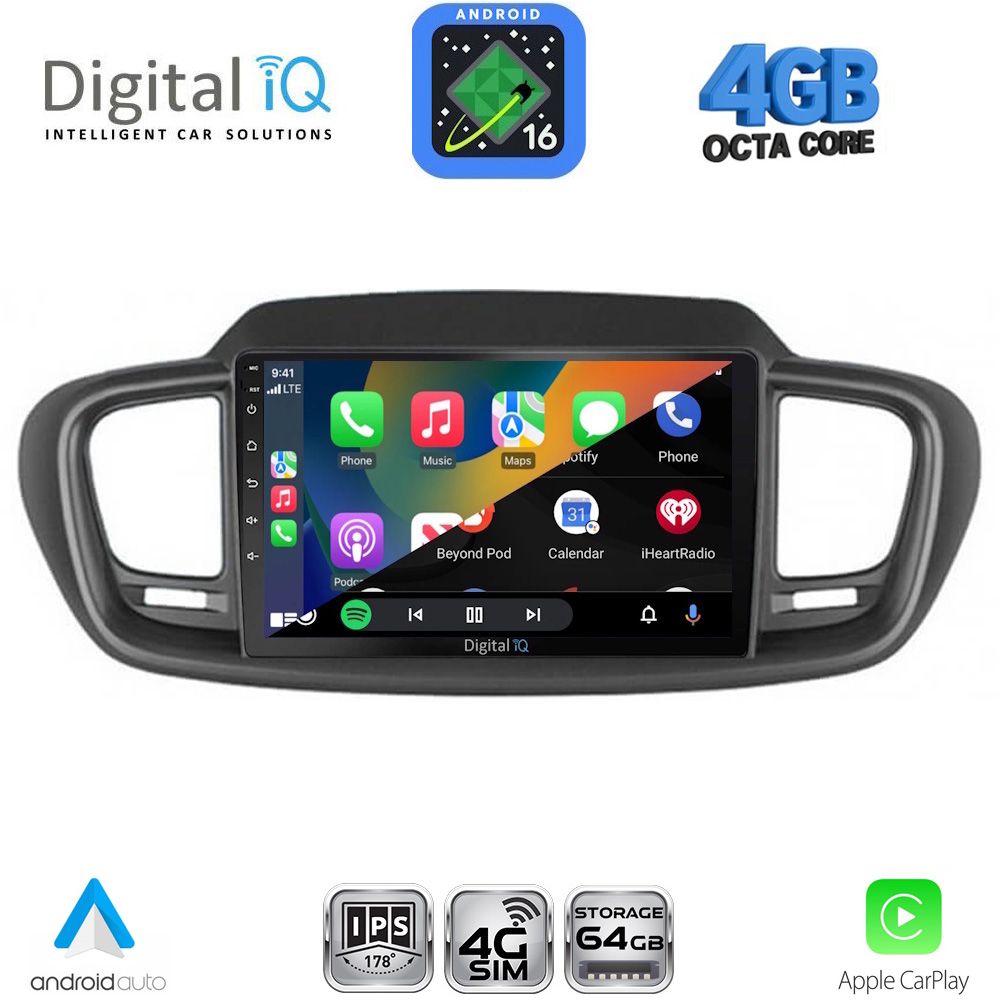 DIGITAL IQ RTG 6319_CPA (10inc) MULTIMEDIA TABLET for KIA SORENTO mod. 2014-2020 DIGITAL IQ RTG 6319_CPA (10inc) MULTIMEDIA TABLET for KIA SORENTO mod. 2014-2020
