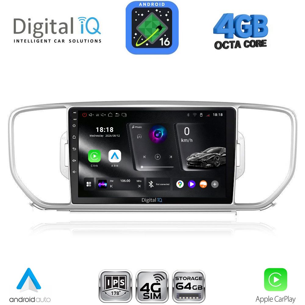 DIGITAL IQ RTG 6326_CPA (9inc) MULTIMEDIA TABLET for KIA SPORTAGE mod. 2015-2018 DIGITAL IQ RTG 6326_CPA (9inc) MULTIMEDIA TABLET for KIA SPORTAGE mod. 2015-2018