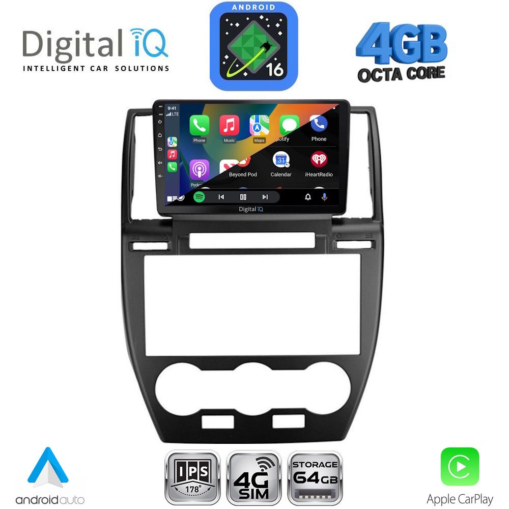DIGITAL IQ RTG 6330_CPA (9inc) MULTIMEDIA TABLET for FREELANDER 2 mod. 2006-2014 DIGITAL IQ RTG 6330_CPA (9inc) MULTIMEDIA TABLET for FREELANDER 2 mod. 2006-2014