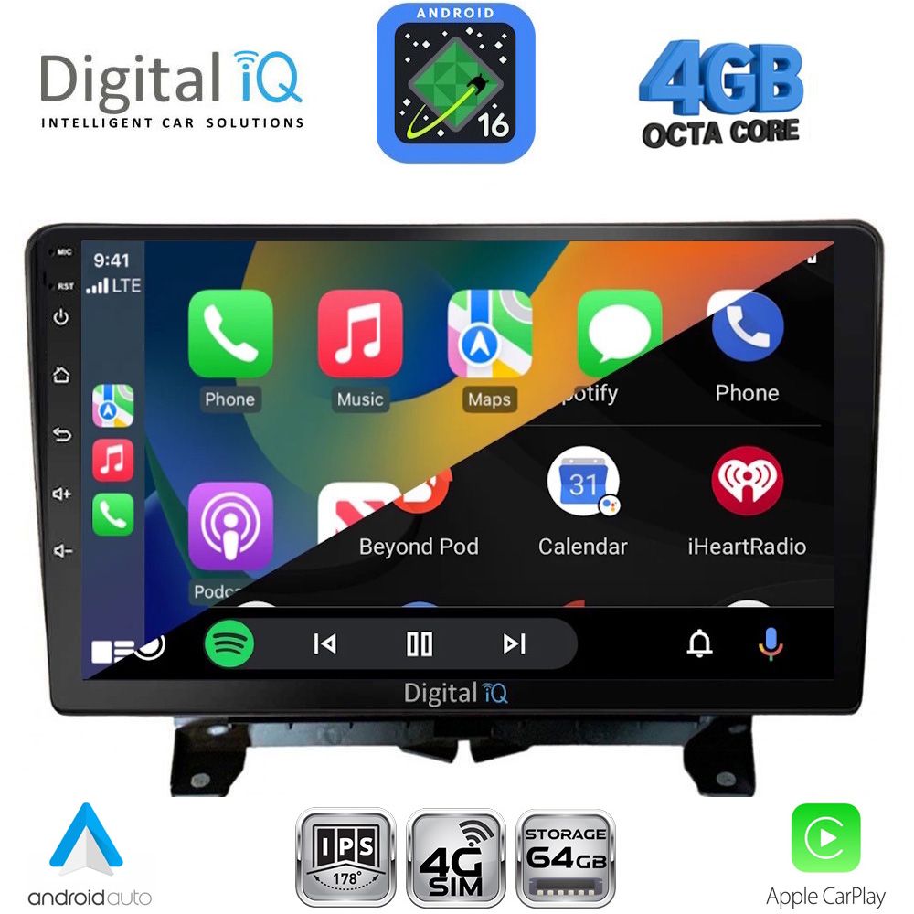 DIGITAL IQ RTG 6332_CPA (9inc) MULTIMEDIA TABLET for LAND ROVER DISCOVERY 3 - RANGE ROVER SPORT mod. 2004-2009 DIGITAL IQ RTG 6332_CPA (9inc) MULTIMEDIA TABLET for LAND ROVER DISCOVERY 3 - RANGE ROVER SPORT mod. 2004-2009