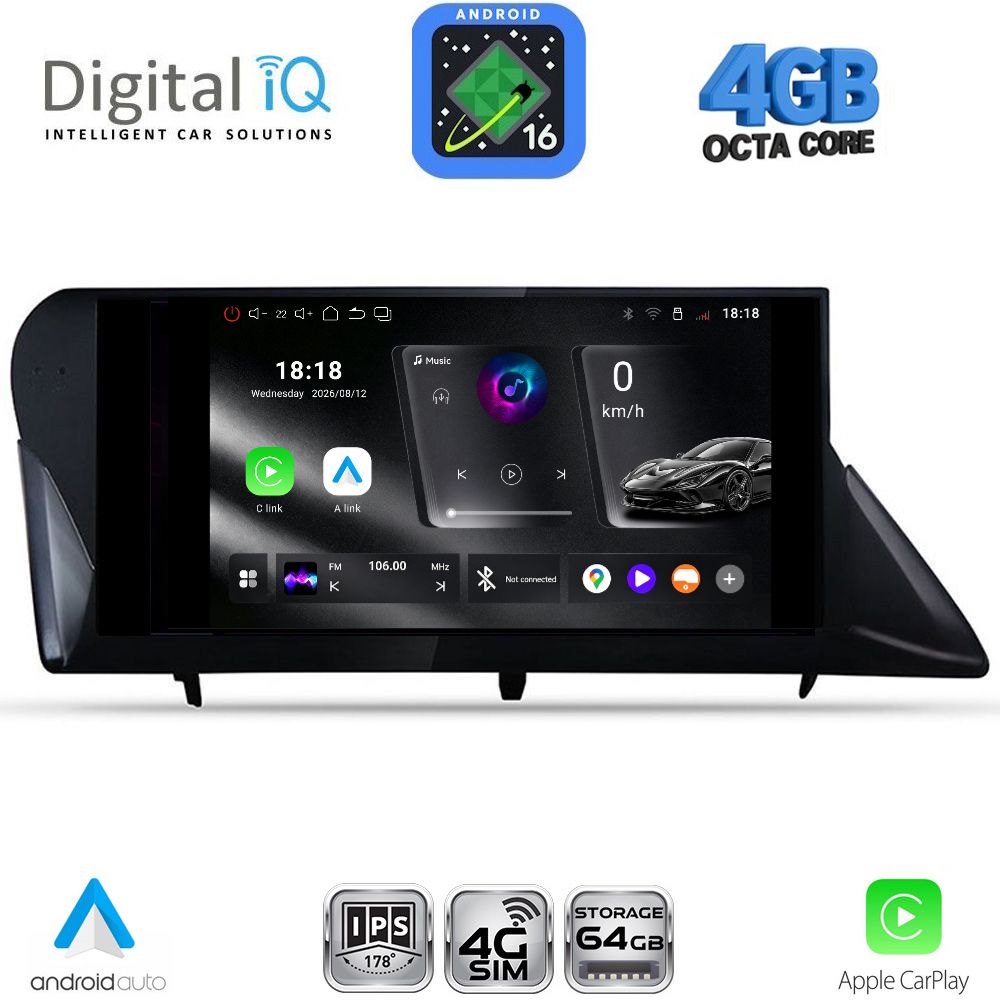 DIGITAL IQ RTG 6346_CPA (9inc) MULTIMEDIA TABLET for LEXUS RX mod. 2009-2014 DIGITAL IQ RTG 6346_CPA (9inc) MULTIMEDIA TABLET for LEXUS RX mod. 2009-2014