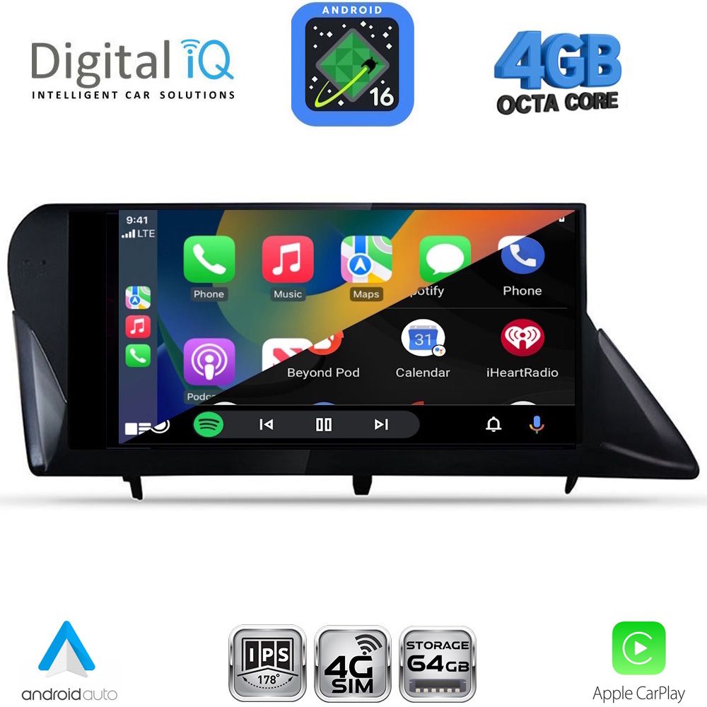 DIGITAL IQ RTG 6346_CPA (9inc) MULTIMEDIA TABLET for LEXUS RX mod. 2009-2014 DIGITAL IQ RTG 6346_CPA (9inc) MULTIMEDIA TABLET for LEXUS RX mod. 2009-2014