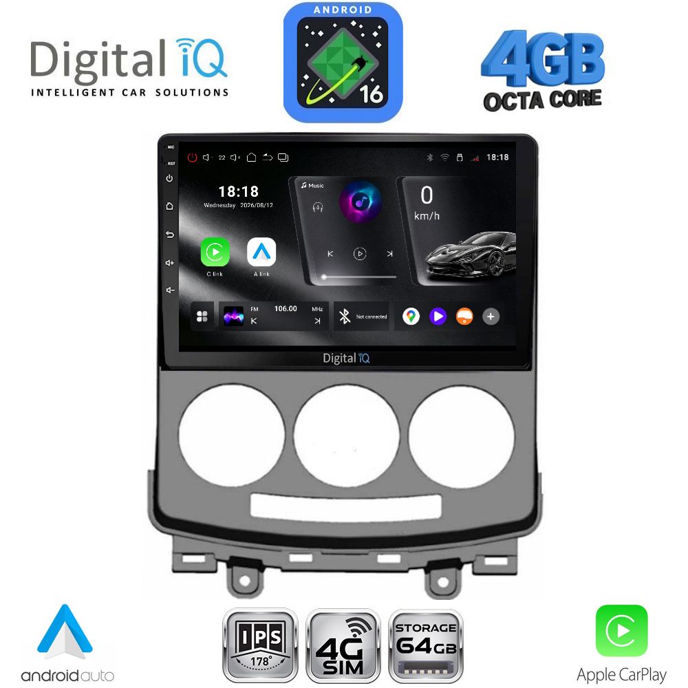 DIGITAL IQ RTG 6370_CPA (9inc) MULTIMEDIA TABLET for MAZDA 5 mod. 2004-2010 DIGITAL IQ RTG 6370_CPA (9inc) MULTIMEDIA TABLET for MAZDA 5 mod. 2004-2010