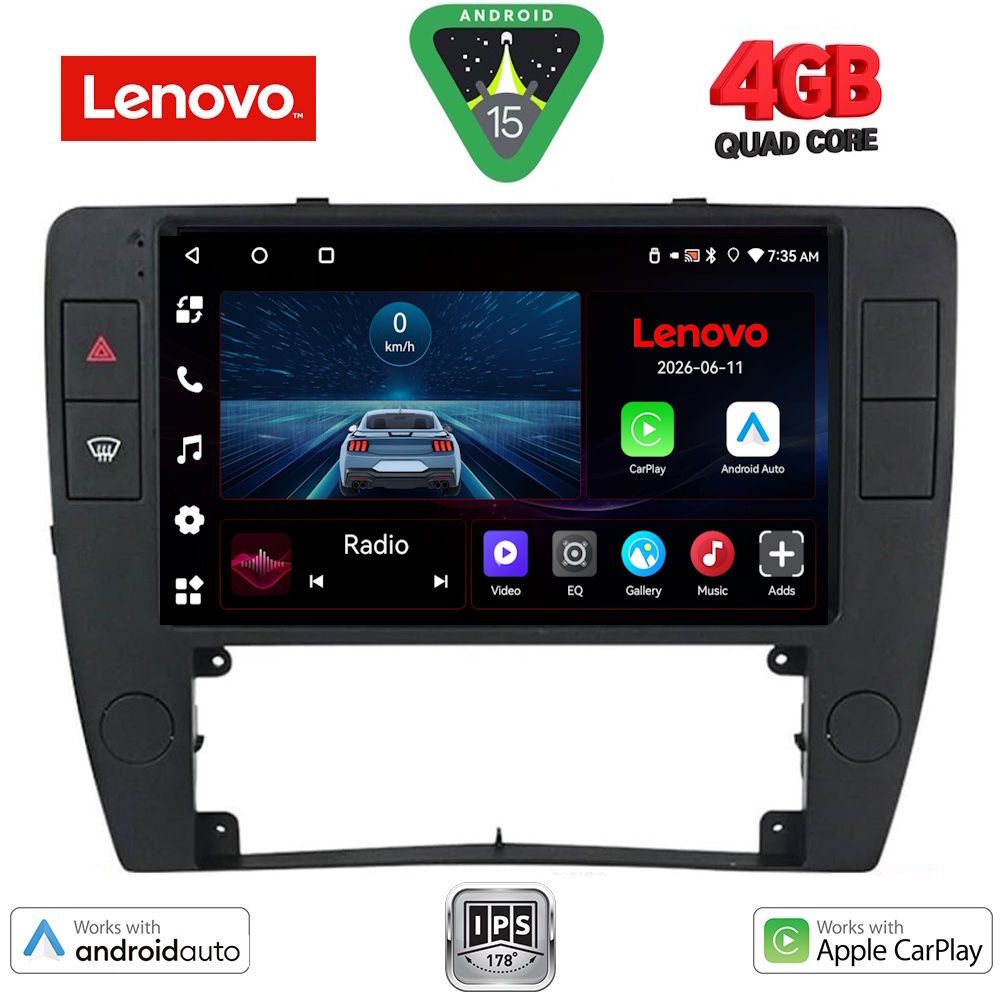 LENOVO LVE 8749_CPAA (9inc) MULTIMEDIA TABLET for VW PASSAT mod. 2000-2005 LENOVO LVE 8749_CPAA (9inc) MULTIMEDIA TABLET for VW PASSAT mod. 2000-2005