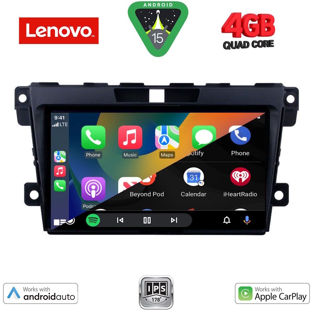 LENOVO LVE 8389_CPAA (9inc) MULTIMEDIA TABLET for MAZDA CX7 mod. 2006-2012 LENOVO LVE 8389_CPAA (9inc) MULTIMEDIA TABLET for MAZDA CX7 mod. 2006-2012