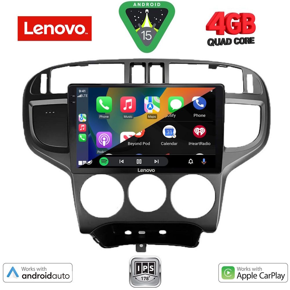 LENOVO LVE 8240_CPAA (9inc) MULTIMEDIA TABLET for HYUNDAI MATRIX mod. 2001-2010 LENOVO LVE 8240_CPAA (9inc) MULTIMEDIA TABLET for HYUNDAI MATRIX mod. 2001-2010